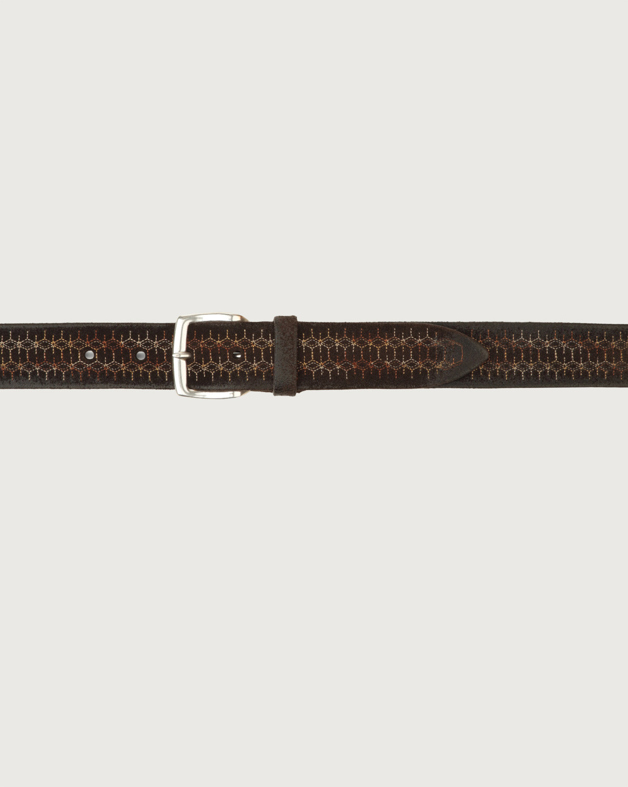 Claudio Orciani Beautiful Brown Real Python Snake Belt Made In Italy Size 30 90s Real Python Leather Belt for Men | Vintage Exotic Animal  main image 2