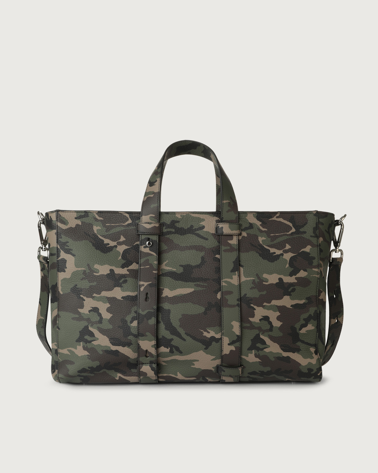 Camouflage leather bag best sale