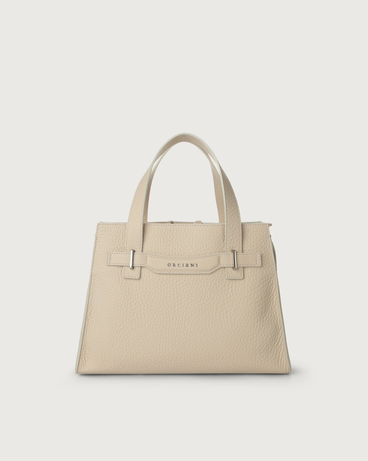 Medium sized leather handbags deals