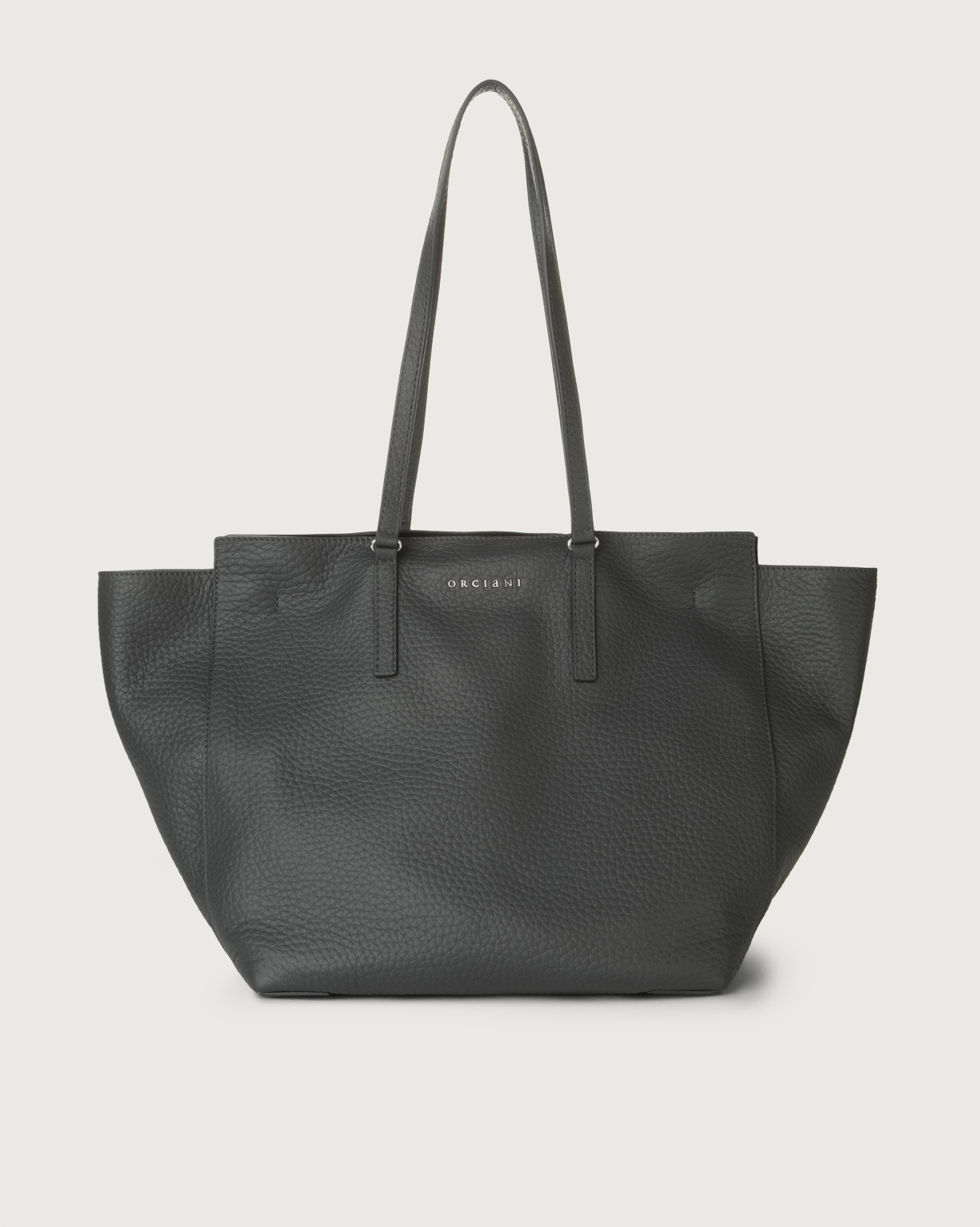 ORCIANI AVA Soft tote bag color Grey
