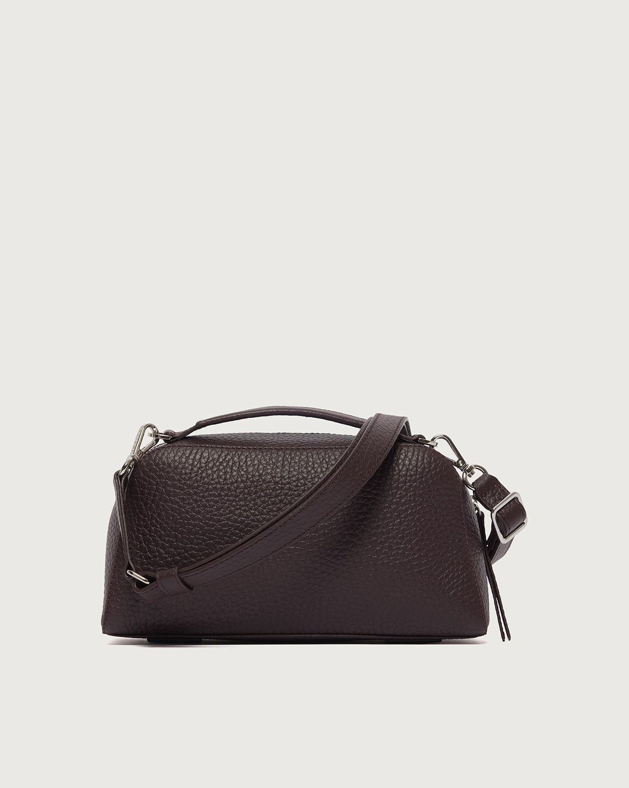 ORCIANI The Address 26 Soft leather handbag, color Burgundy