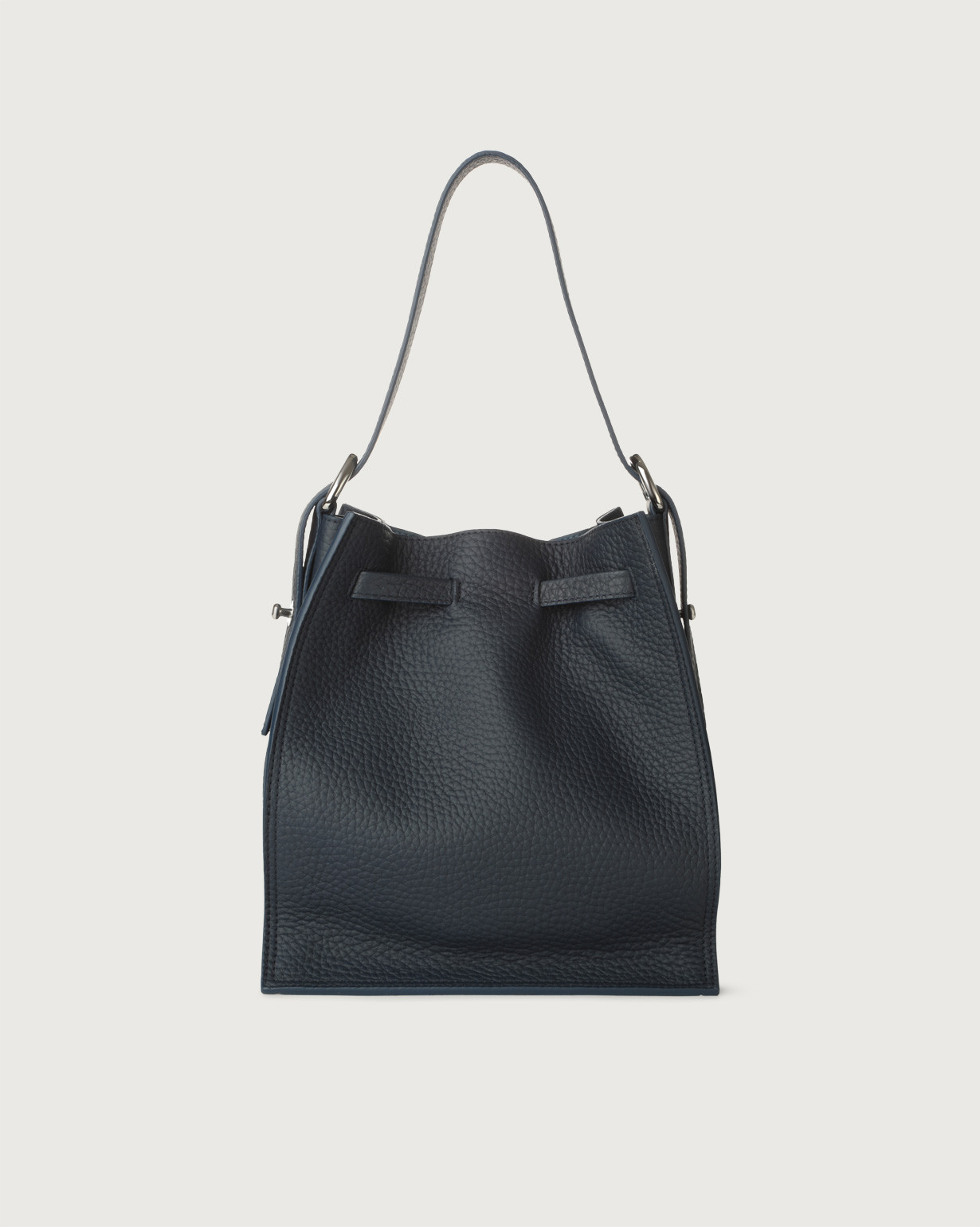 Soft leather bucket bag cheap