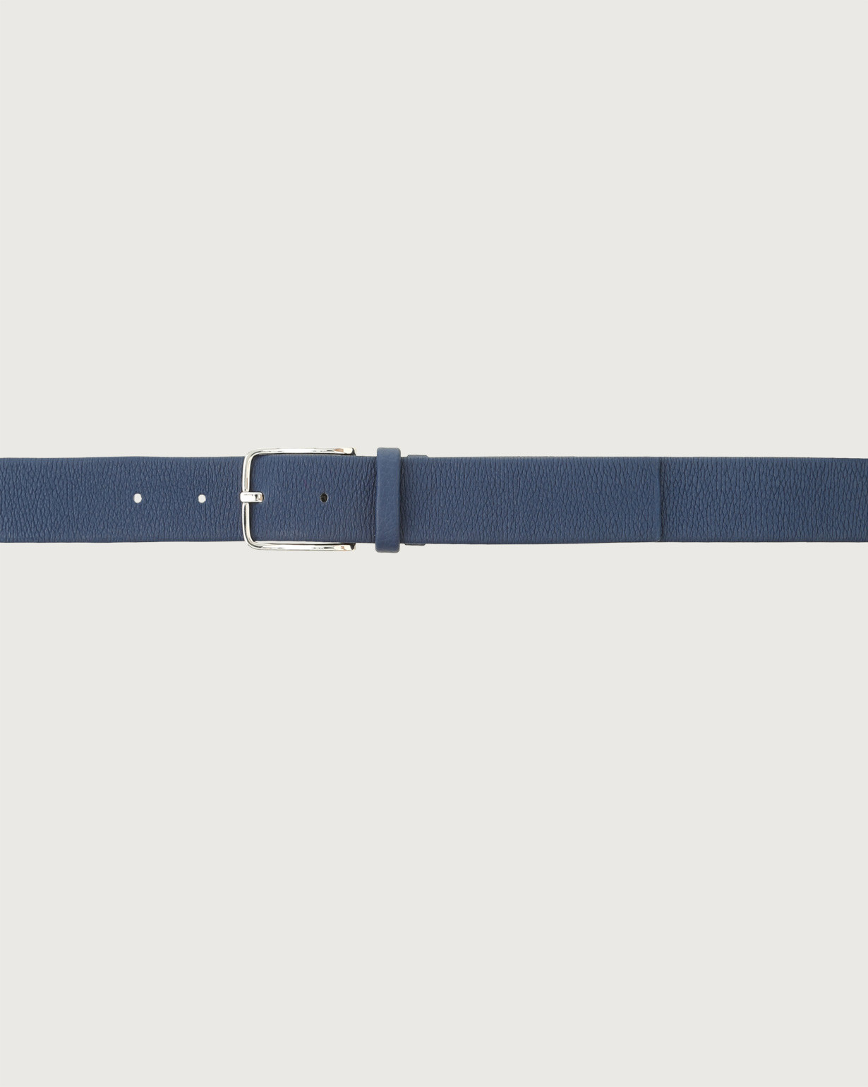 ORCIANI Micron stretch leather belt, color Blue