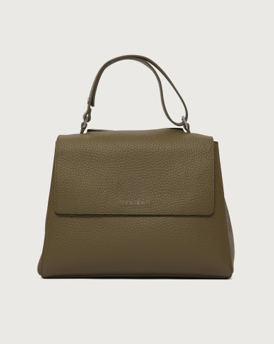 Sveva Soft Medium leather shoulder bag with shoulder strap