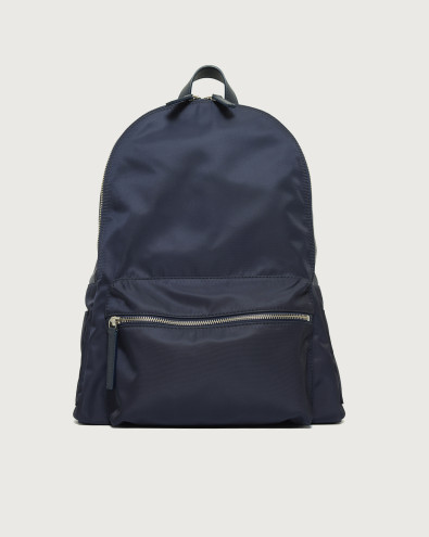 Laio Davis eco-nylon and leather backpack