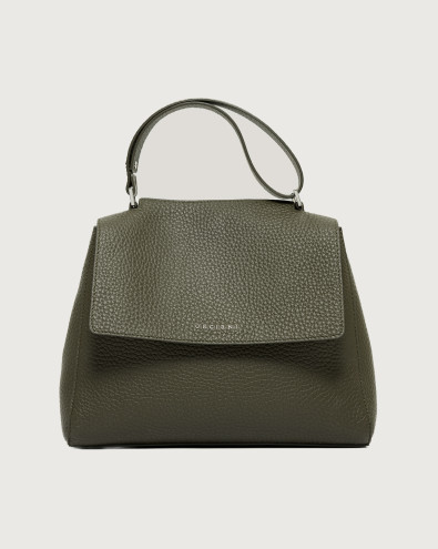 Sveva Soft Medium leather shoulder bag with shoulder strap