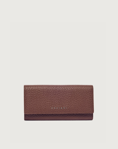 Soft leather wallet with RFID protection