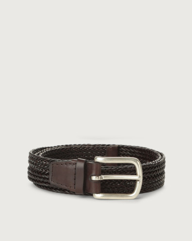 Plug leather belt