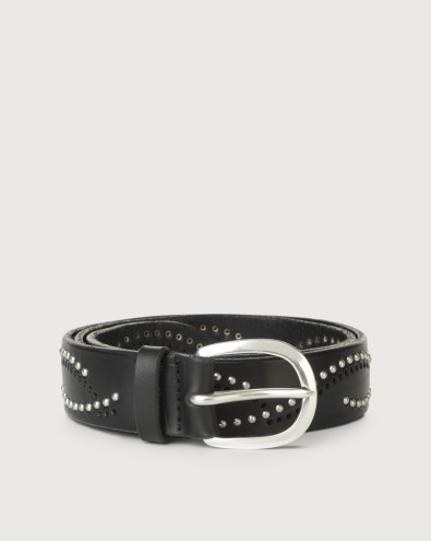 Bull soft leather belt