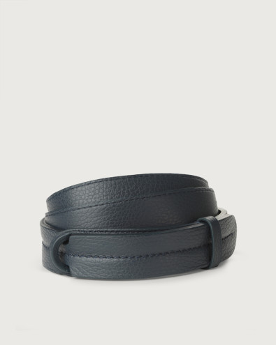 Micron leather Nobuckle belt