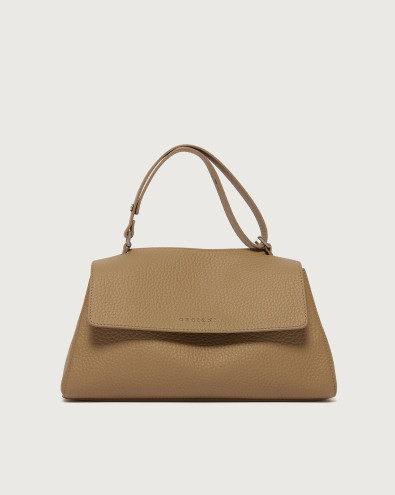 Sveva Longuette Soft leather handbag with strap