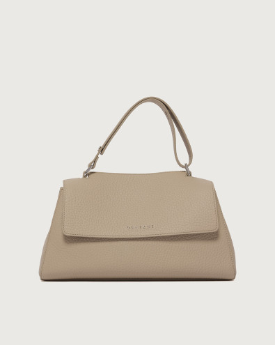 Sveva Longuette Soft leather handbag with strap