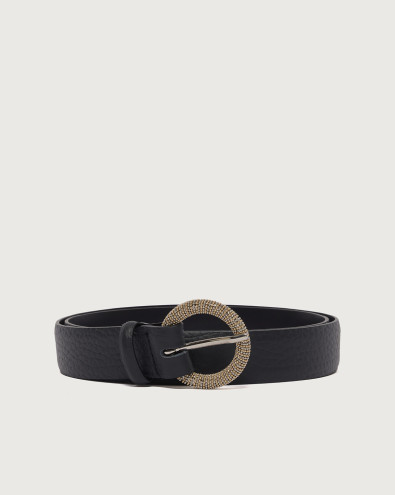 Soft Icon Micro Chain leather belt