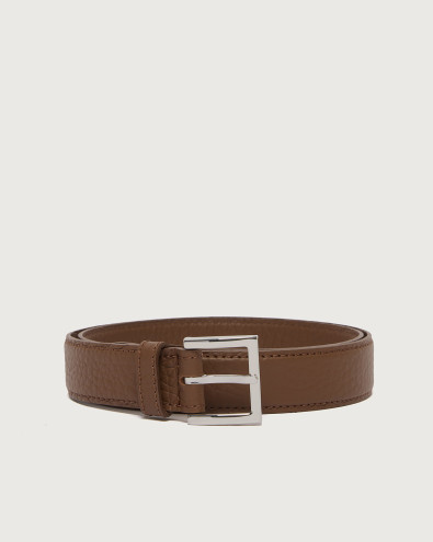 Soft leather classic belt 3 cm