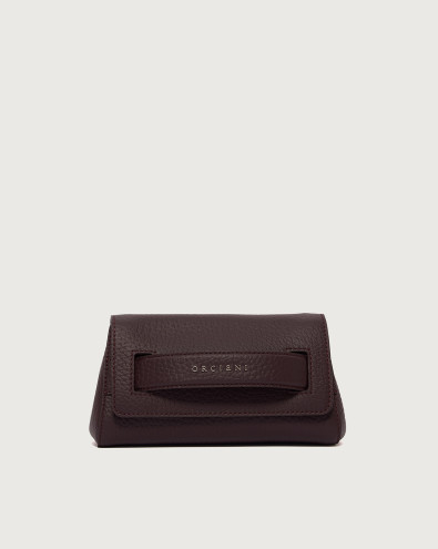 Gossip Soft grained leather clutch bag