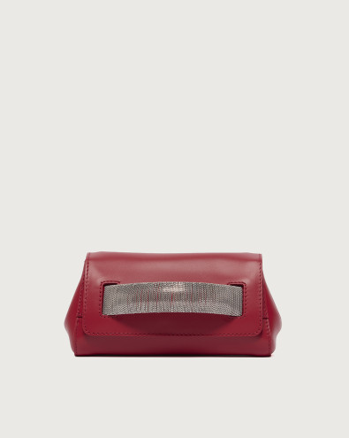 Gossip Boston Chain leather clutch bag