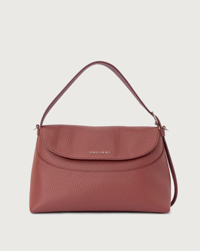 Nana Soft leather shoulder bag with strap