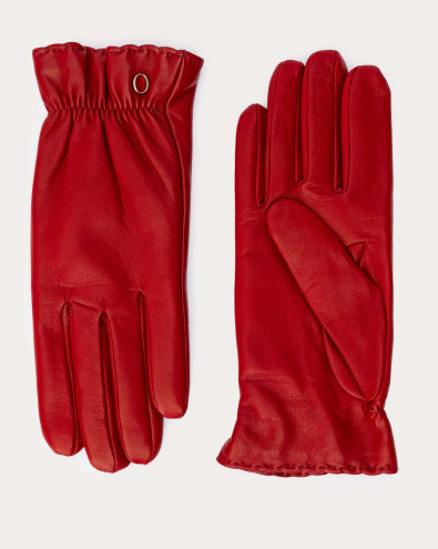 Nappa Flake leather gloves