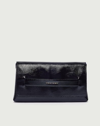 Gossip Vinyl naplak leather clutch