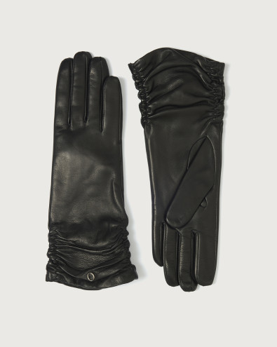 Nappa Flake leather gloves