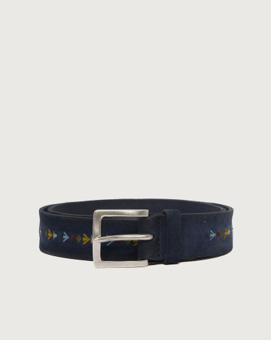 Hunting Scar suede leather belt 3,5 cm
