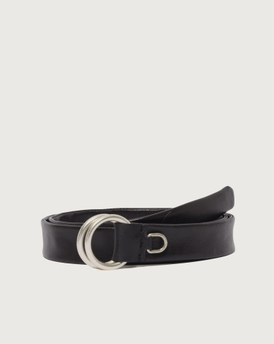 Colorado A vintage effect leather belt 3,5 cm
