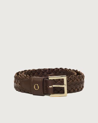 Zanzibar Basic Square leather belt 3 cm