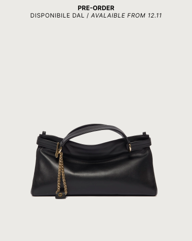 Virgo Boston Small leather handbag