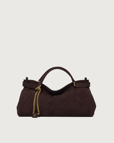 Virgo Nabucco Small nubuck leather handbag
