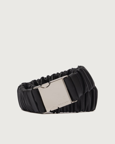 Piuma Elast A leather belt 4 cm