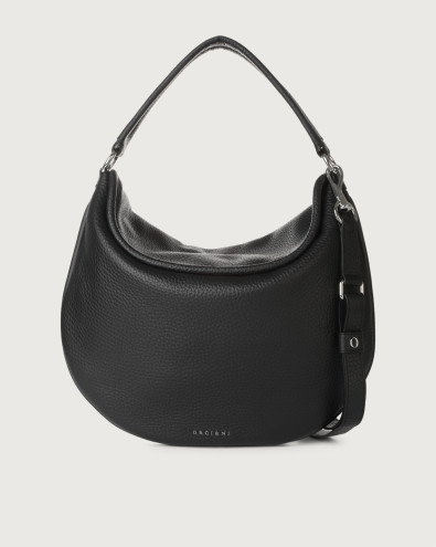 Pong Soft leather shoulder bag with shoulder strap