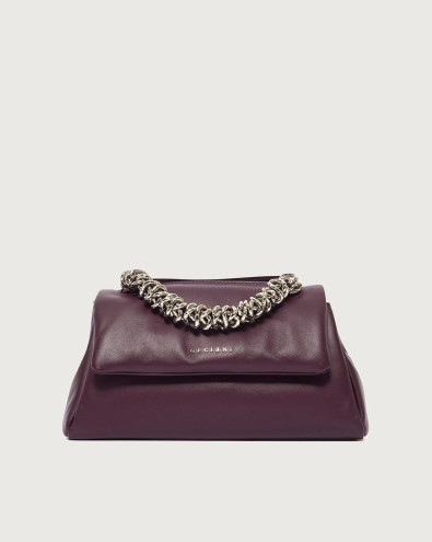 Sveva Longuette Nappa Bold padded leather shoulder bag