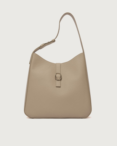 Gea Soft grained leather shoulder bag