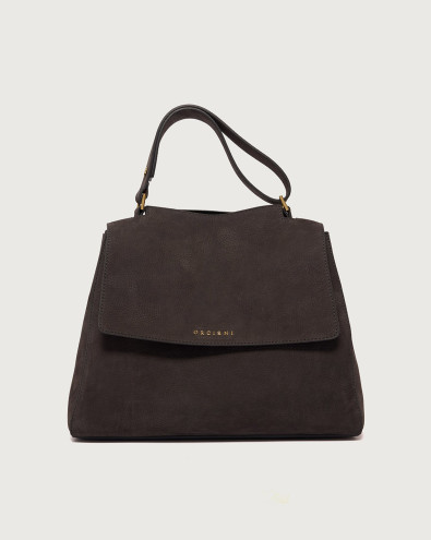 Sveva Nabucco medium nubuck leather shoulder bag