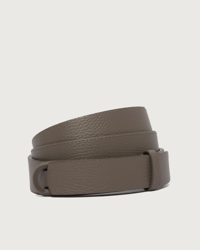 Micron leather Nobuckle belt