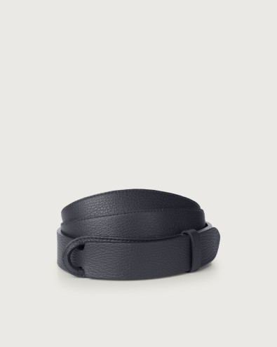 Micron leather Nobuckle belt