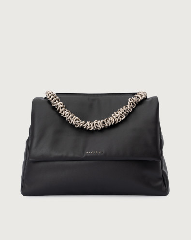 Sveva Nappa Bold XL padded leather shoulder bag