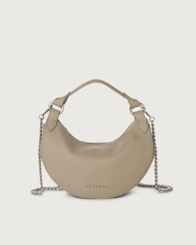 Dumpling Soft leather mini bag with strap