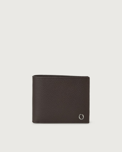 Micron leather wallet with coin pocket