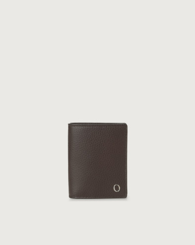 Micron leather wallet with unfolding card holder