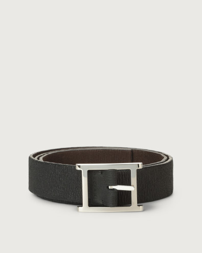 Chevrette Double Elast nubuck leather belt