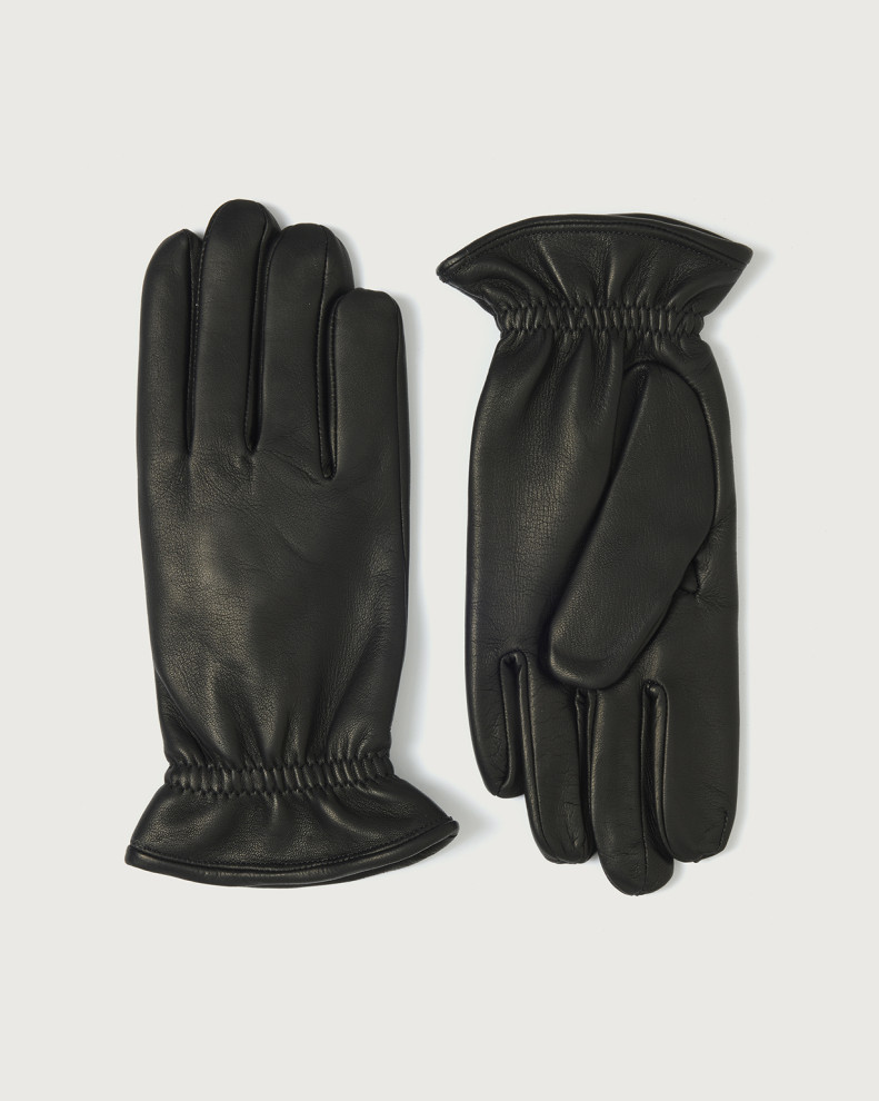 Nappa Flake leather gloves