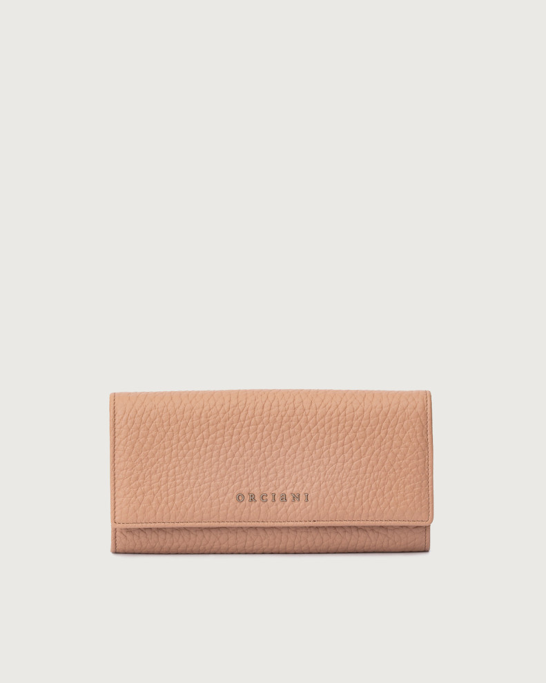 Soft leather wallet with RFID protection