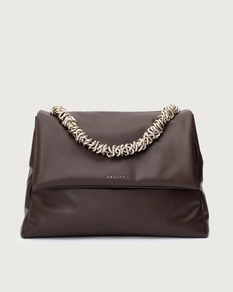 Sveva Nappa Bold XL padded leather shoulder bag