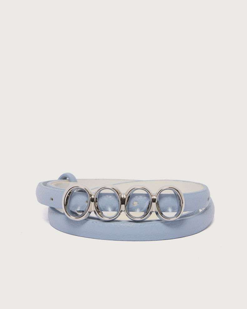 Multi Iconic O Sense leather belt 1 cm