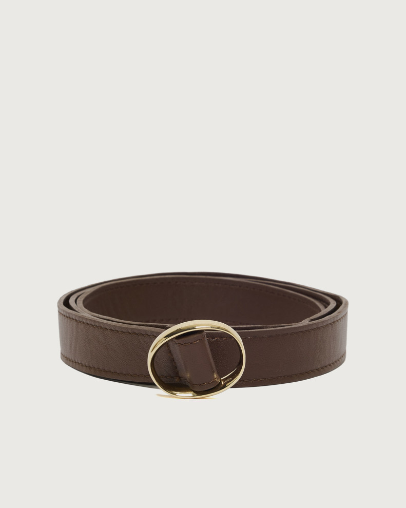 Zanzibar Iconic O leather belt 2,5 cm