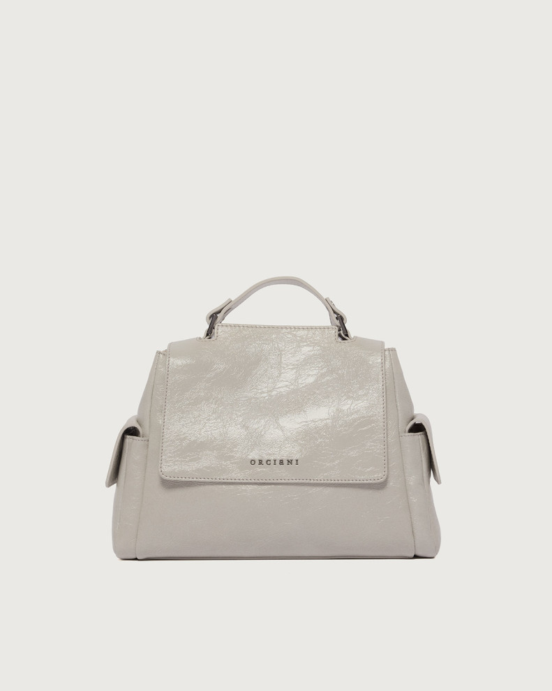 Sveva Stark Cargo Small leather handbag with strap