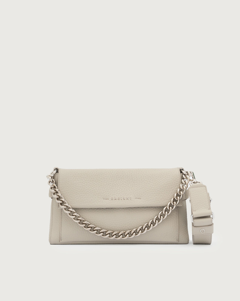 Missy Longuette Soft leather shoulder and crossbody bag with chain