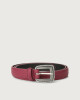 Soft thin leather belt