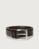 Calf classic leather belt